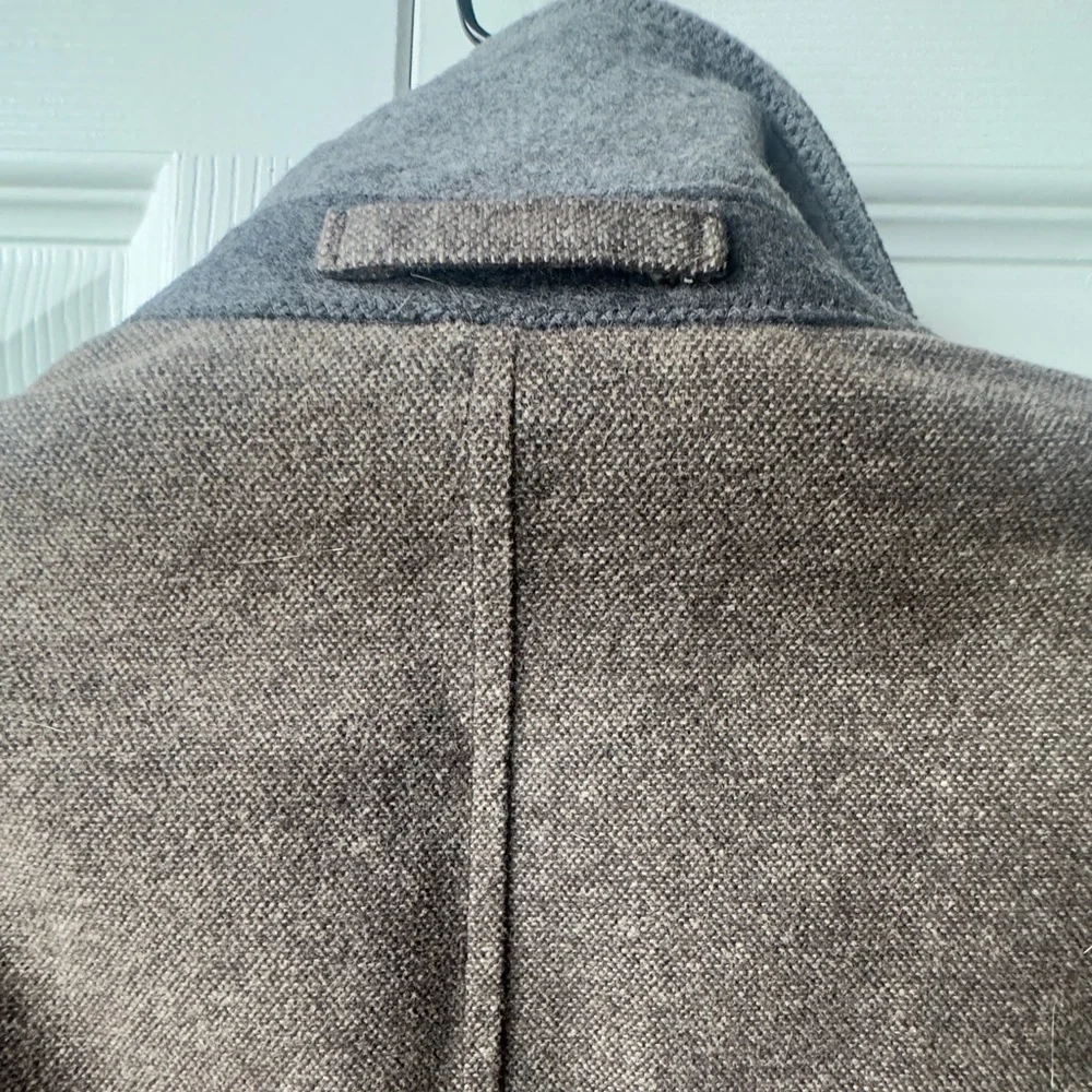 Banana Republic Tailored Fit Suit Jacket Elbow Patches Size 40S -100% Cotton